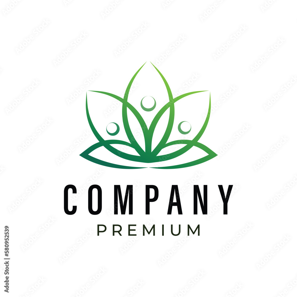 Unique, modern, and luxurious leaf logo style, suitable for spa, yoga, skin care, wellness businesses, and other similar industries.