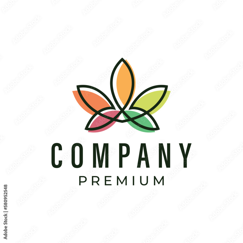 Unique, modern, and luxurious leaf logo style, suitable for spa, skin care, wellness businesses, and other similar industries.