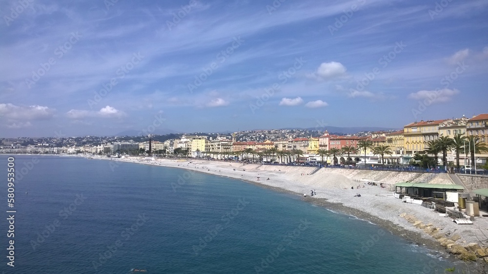 panorama of Nice, France