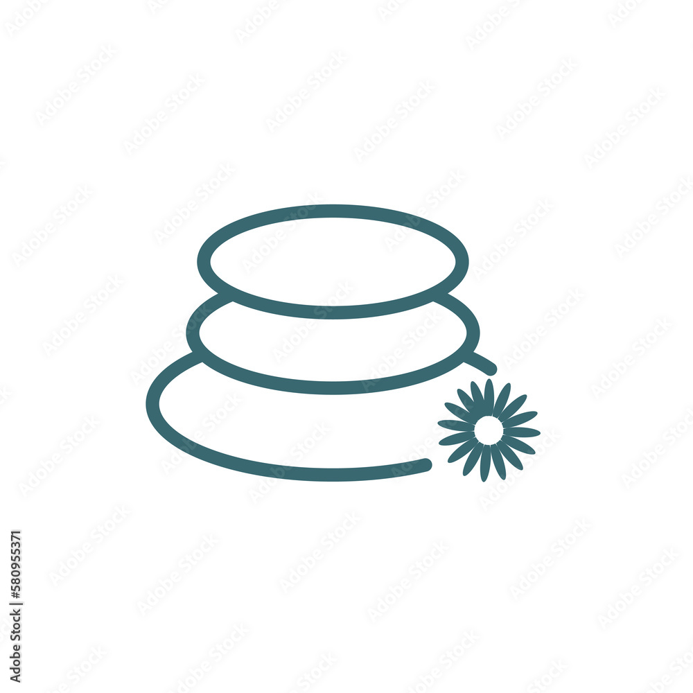 massage icon. Thin line massage icon from beauty and elegance collection. Outline vector isolated on white background. Editable massage symbol can be used web and mobile massage icon. Thin line massage icon from beauty and elegance collection. Outline vector isolated on white background. Editable massage symbol can be used web and mobile