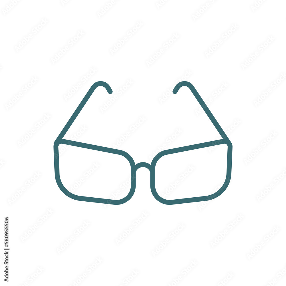 cat eye glasses icon. Thin line cat eye glasses icon from clothes and outfit collection. Outline vector isolated on white background. Editable cat eye glasses symbol can be used web and mobile cat eye glasses icon. Thin line cat eye glasses icon from clothes and outfit collection. Outline vector isolated on white background. Editable cat eye glasses symbol can be used web and mobile