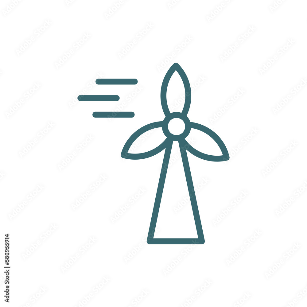 eolic energy icon. Thin line eolic energy icon from automation and high tech collection. Outline vector isolated on white background. Editable eolic energy symbol can be used web and mobile eolic energy icon. Thin line eolic energy icon from automation and high tech collection. Outline vector isolated on white background. Editable eolic energy symbol can be used web and mobile