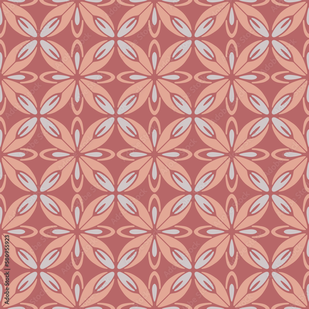 Japanese Diamond Curl Petal Vector Seamless Pattern Japanese Diamond Curl Petal Vector Seamless Pattern
