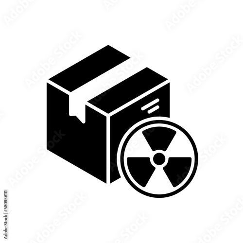 Package box icon contains hazardous materials