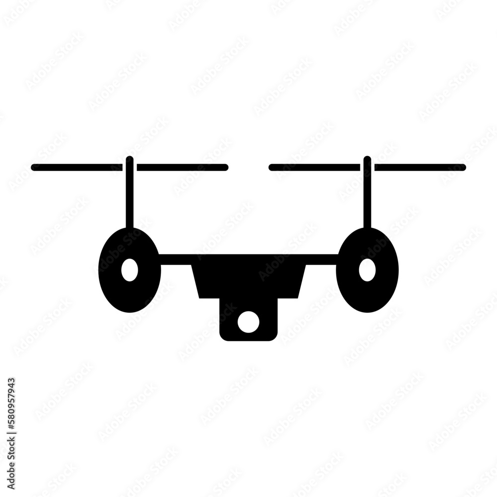 Drone icon. Aerial photography. Vector.