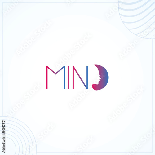 Woman Mind Logo Template In Modern Creative Minimal Style Vector Design 