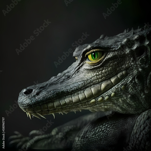 Close Up Crocodile © simpledesign79