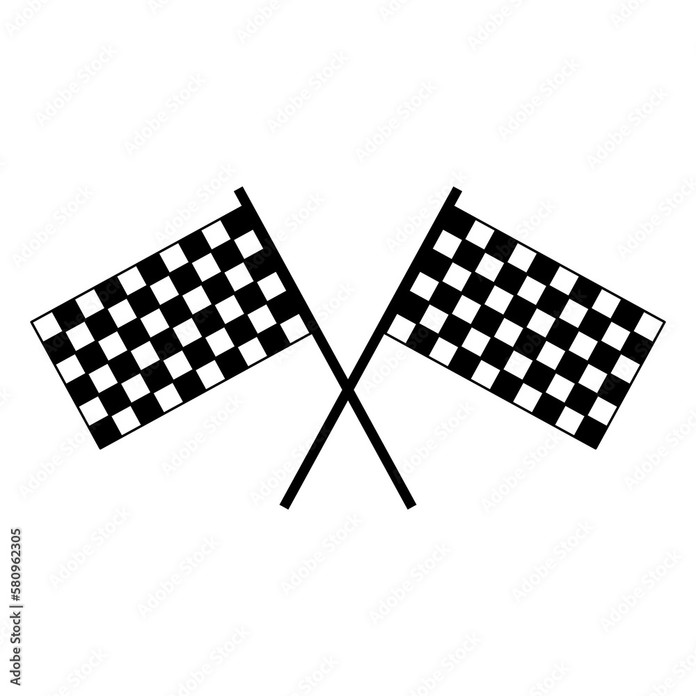 Fototapeta premium checkered flag vector