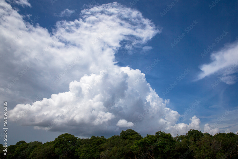 Cloudy sky. Battambang. Cambodia. Cloudy sky. Battambang. Cambodia.