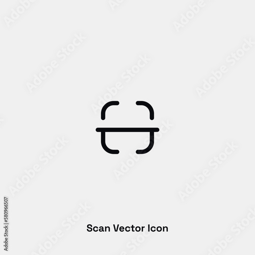 Scan vector icon.Premium quality.
