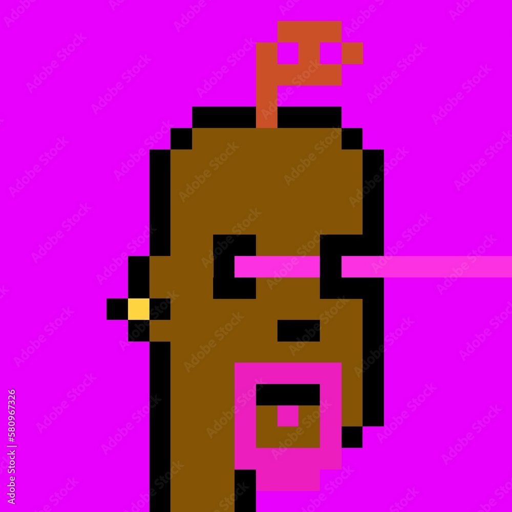 Obraz premium Pixelated people avatar