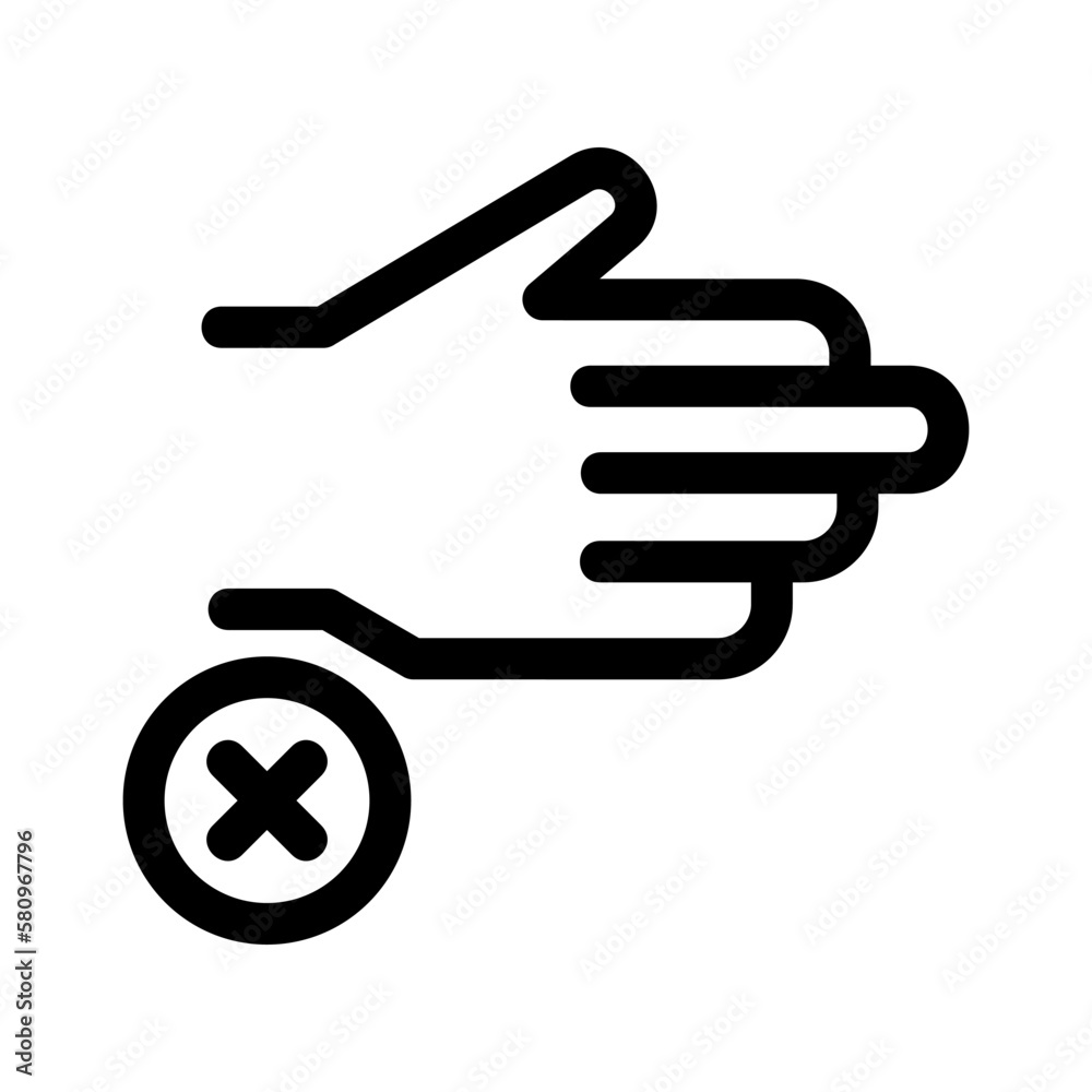 no handshake icon or logo isolated sign symbol vector illustration - high quality black style vector icons
no handshake icon or logo isolated sign symbol vector illustration - high quality black style vector icons