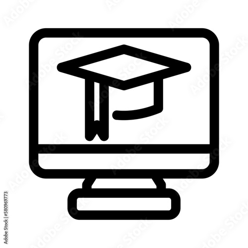 elearning icon or logo isolated sign symbol vector illustration - high quality black style vector icons
