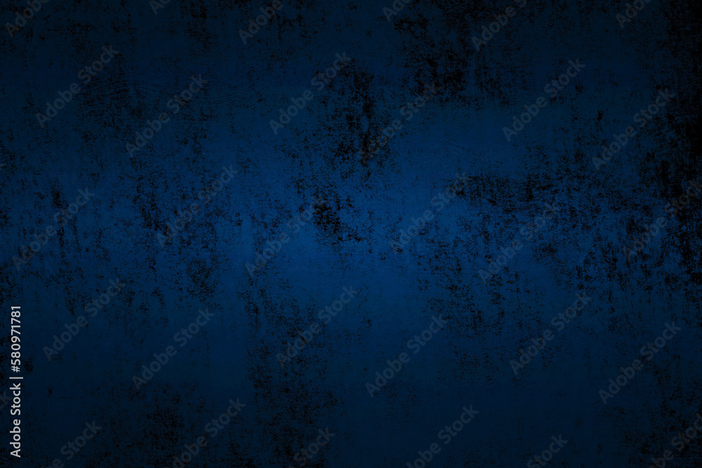 Obraz premium Cement wall background, dark blue gradient old wall pattern, blue abstract wall background, dark blue cement texture old wall pattern.