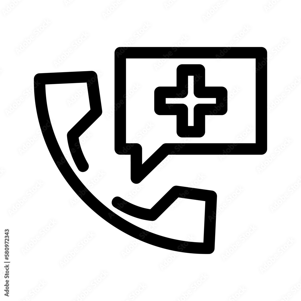 medical call icon or logo isolated sign symbol vector illustration - high quality black style vector icons
medical call icon or logo isolated sign symbol vector illustration - high quality black style vector icons