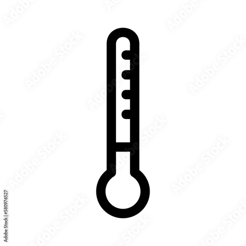 thermometer icon or logo isolated sign symbol vector illustration - high quality black style vector icons
