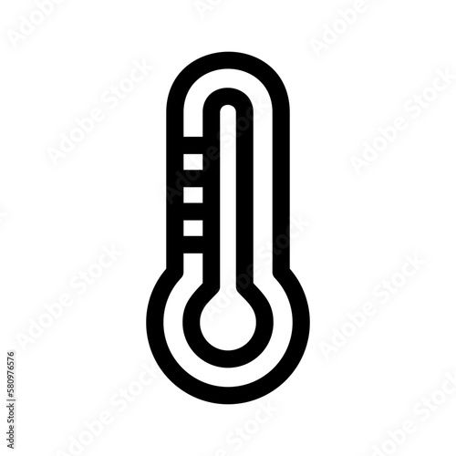 thermometer icon or logo isolated sign symbol vector illustration - high quality black style vector icons
