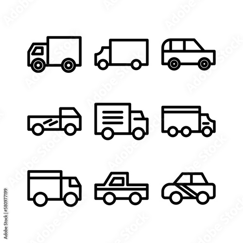 transportation icon or logo isolated sign symbol vector illustration - high quality black style vector icons 