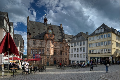 Das historische Rathaus in Marburg photo