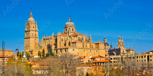 New Cathedral of Salamanca, Gothic Renaissance Baroque Style,16th-18th century, Spanish Property of Cultural Interest, Salamanca, UNESCO World Heritage Site, Castilla y León, Spain, Europe
