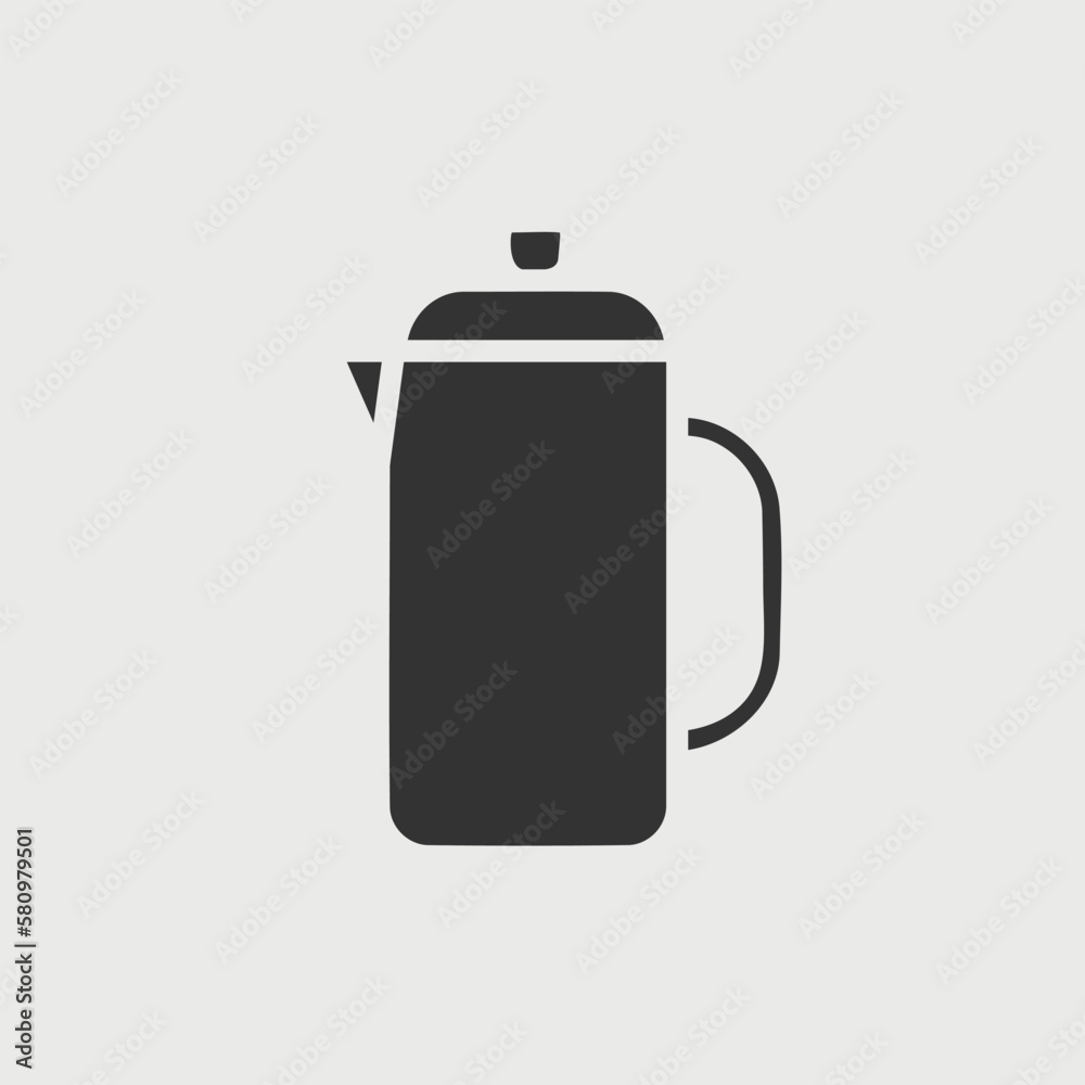 Obraz premium coffee brewer vectior icon illusttation