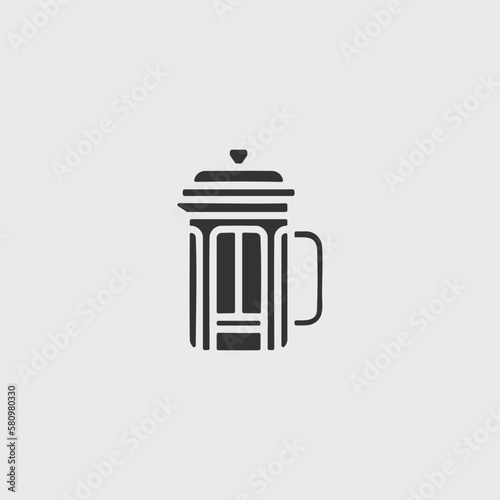 coffee brewer vectior icon illusttation