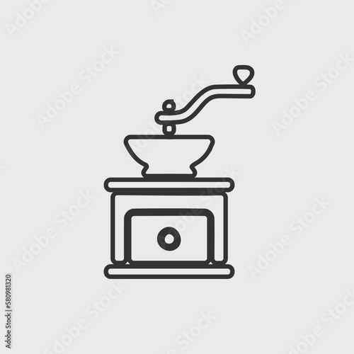 coffee brewer vectior icon illusttation