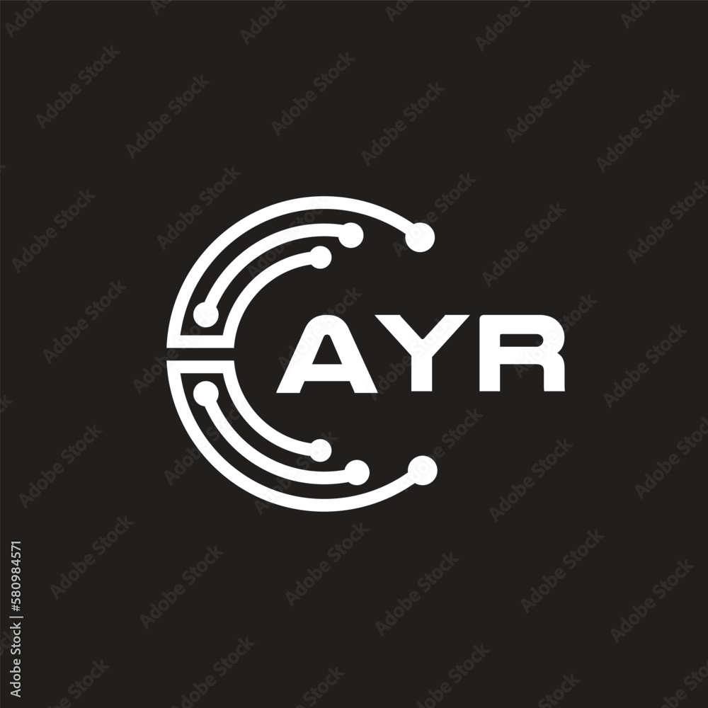 AYR letter logo design on black background. AYR creative initials letter logo concept. AYR letter design.
AYR letter logo design on black background. AYR creative initials letter logo concept. AYR letter design.