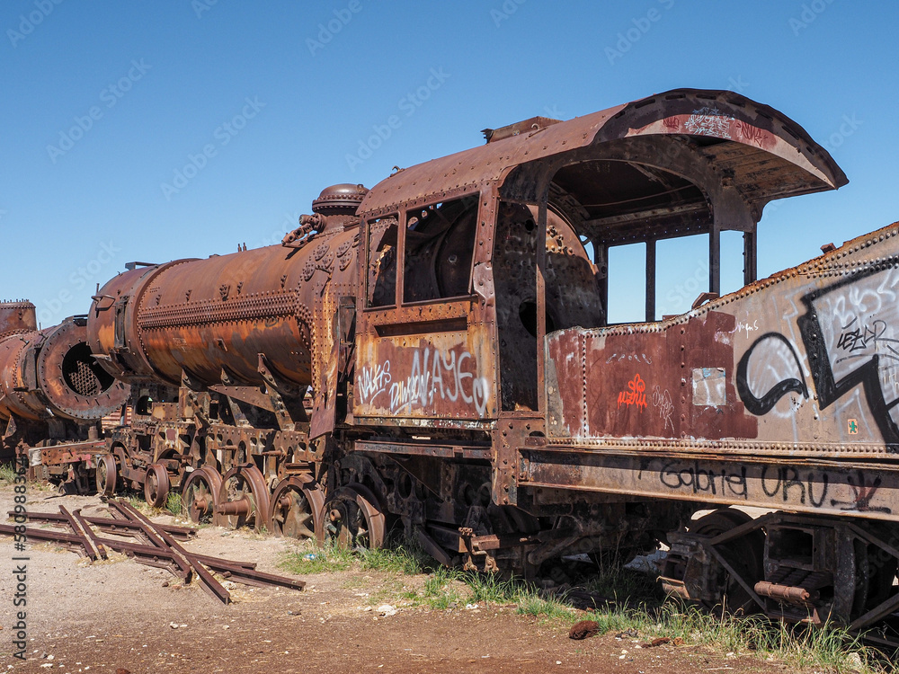 Obraz premium Eisenbahn Friedhof