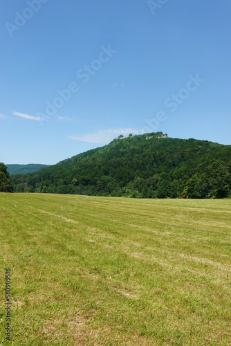 Hohenurach castle ruins in Bad Urach  Germany 