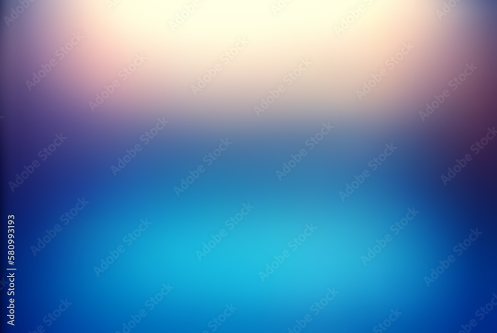 Yellow blue polished texture abstract graphic. Smooth glass half transparent empty background.