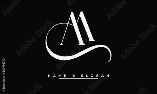 AA  Abstract  Letters  Logo  Monogram