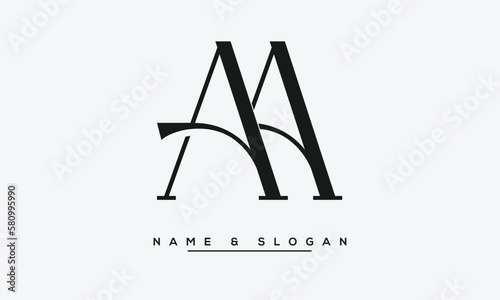 AA  Abstract  Letters  Logo  Monogram