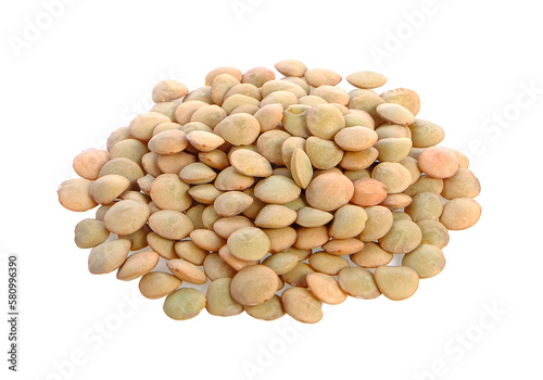 lentils isolated on  transparent png photo
