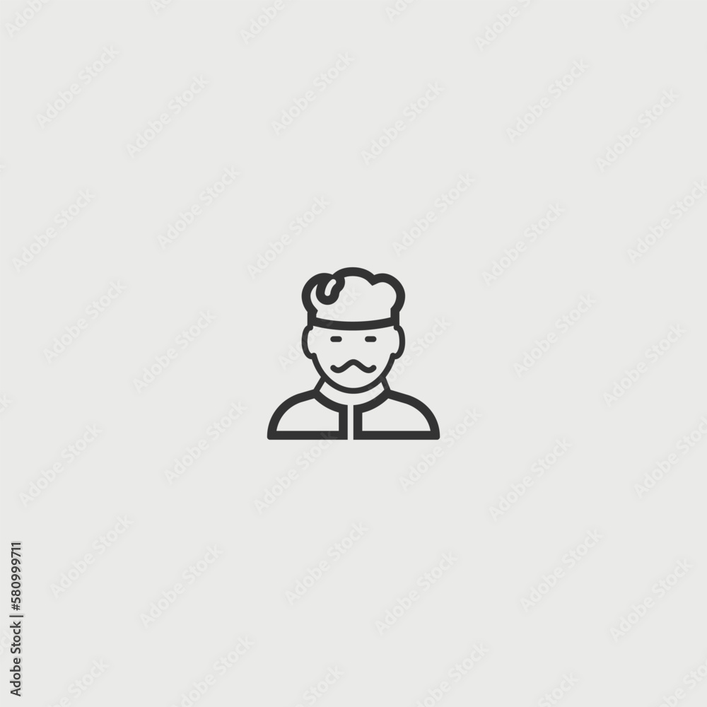 chef vector icon illustration