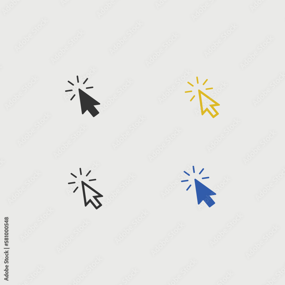 pointer vector icon illustration pointer vector icon illustration
