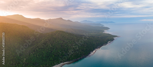 Sunset over Cape Tribulation in the Daintree National Park