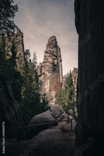 Adršpach Rocks - Adršpach-Teplice Rocks Nature Reserve, Czech Republic - monumental rock