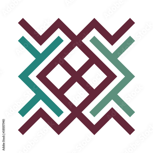Asemic Glyph writing hieroglyph imitation abstract illustration