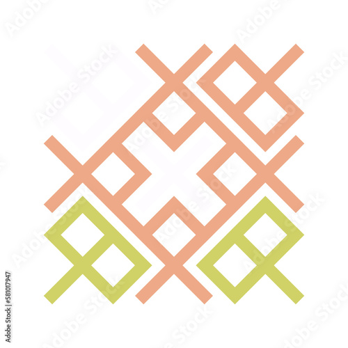 Asemic Glyph writing hieroglyph imitation abstract illustration