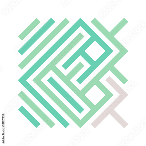 Asemic Glyph writing hieroglyph imitation abstract illustration