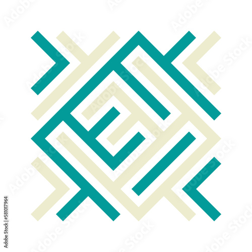 Asemic Glyph writing hieroglyph imitation abstract illustration