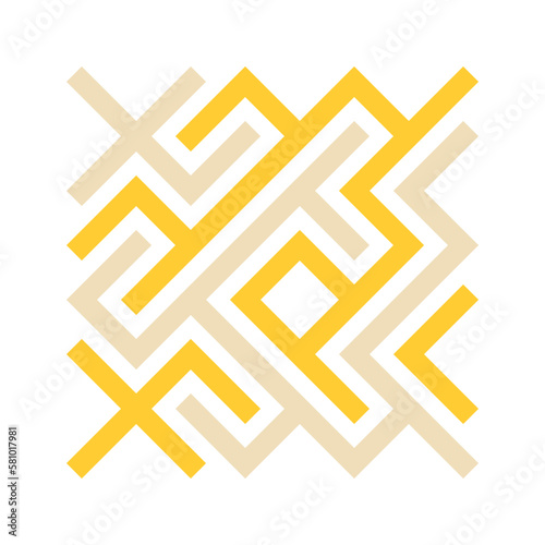 Asemic Glyph writing hieroglyph imitation abstract illustration