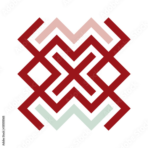 Asemic Glyph writing hieroglyph imitation abstract illustration