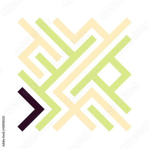 Asemic Glyph writing hieroglyph imitation abstract illustration