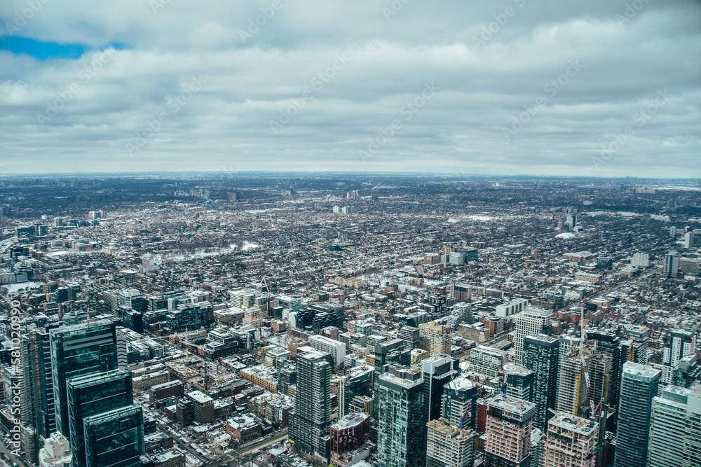 Foto del skyline de Toronto, Canadá.