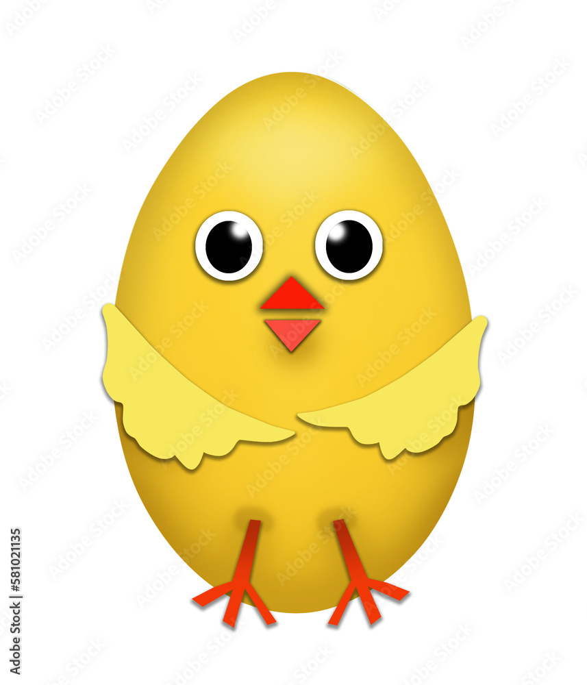 jajko kurczak - obrazy, fototapety, plakaty 