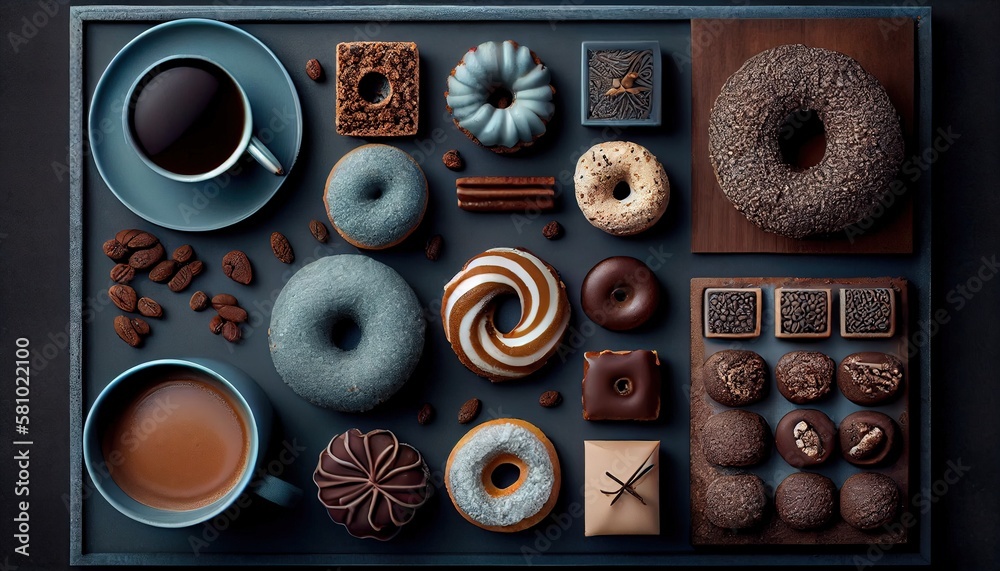 Fototapeta premium set of chocolate candies