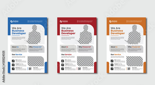 Business Flyer template design 