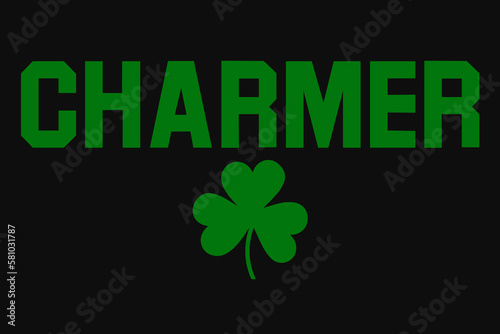 Charmer Funny St Patricks Day T-Shirt Design